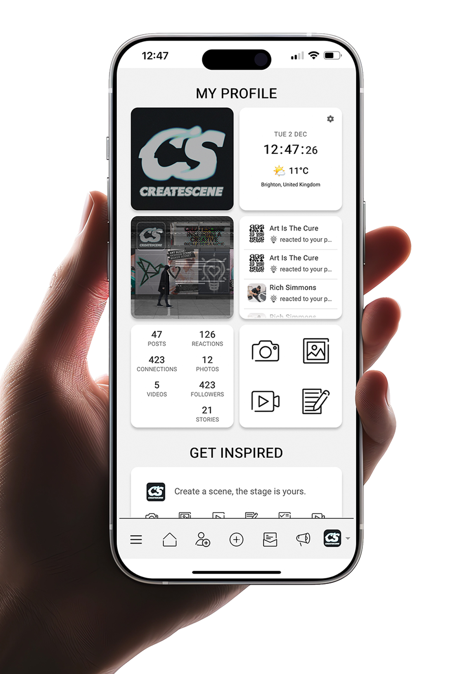 CreateScene Platform Images