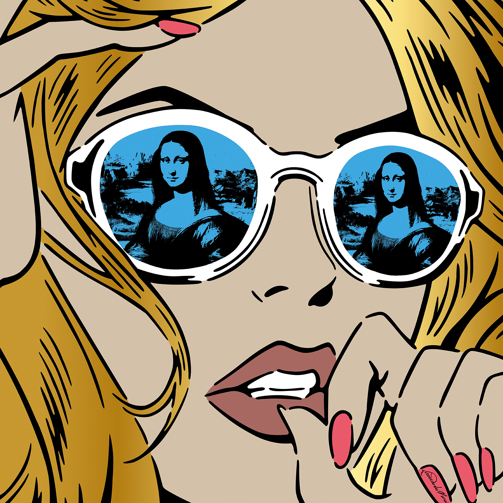 POP ART INSPIRED BY DA VINCI