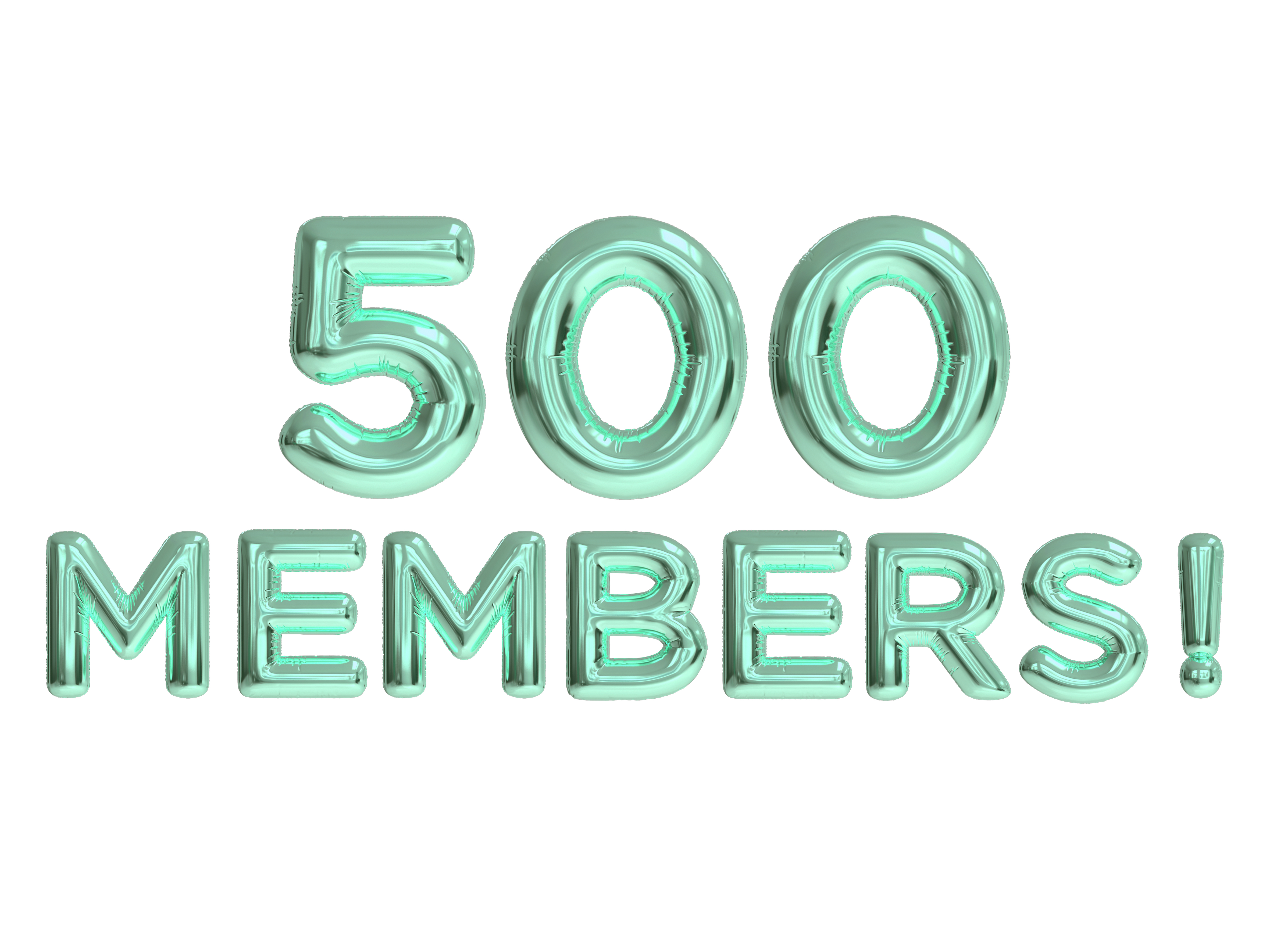 🎉 500 CREATESCENE MEMBERS STRONG! 🎉