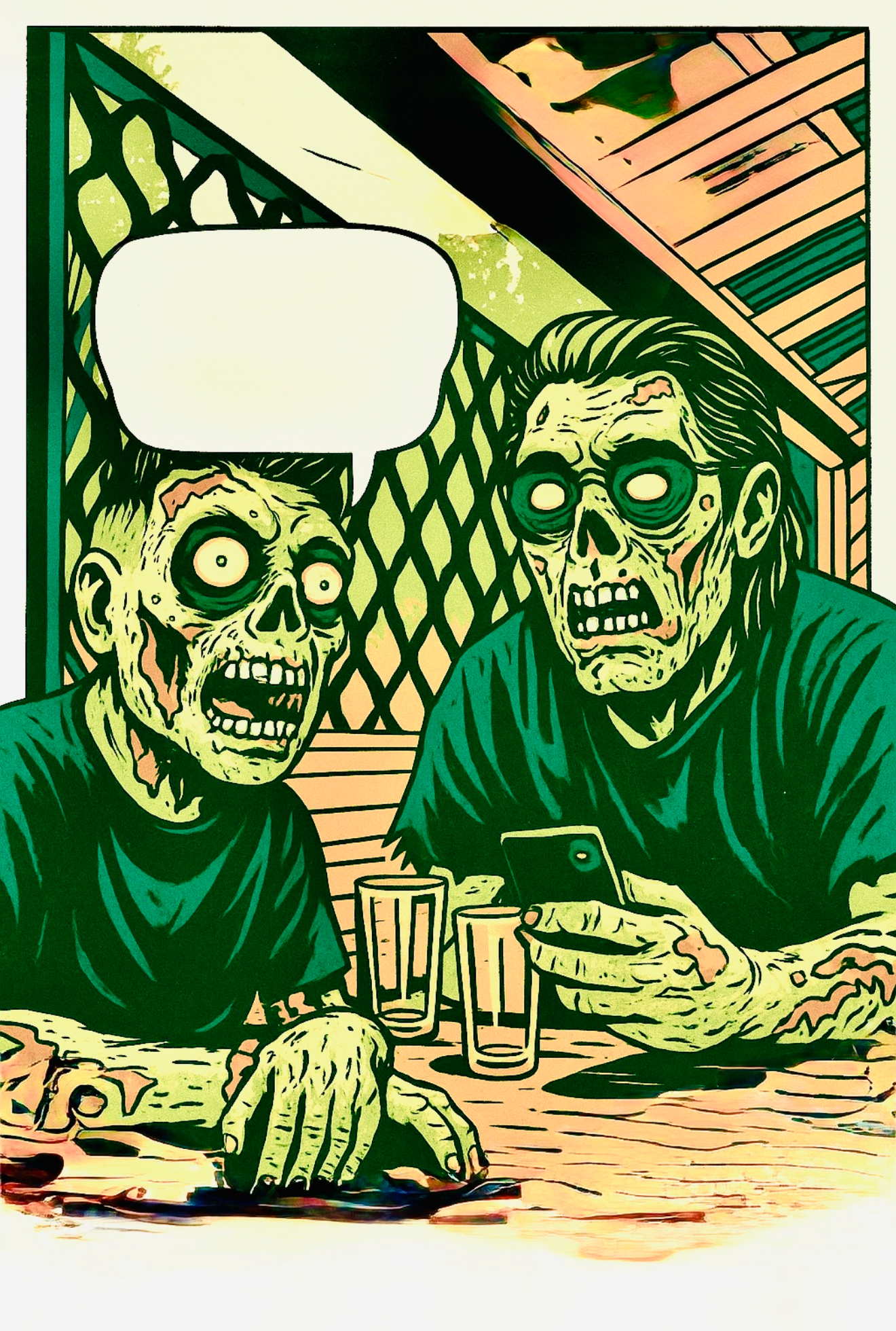 Under the Patio Shed