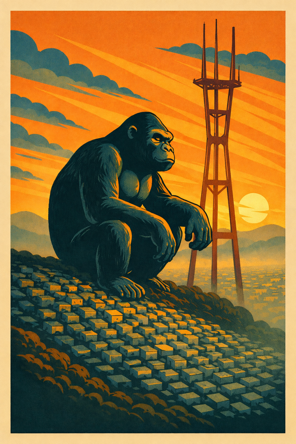 5/5 Kaiju Vantage SF &mdash; Signal Hill &mdash; Sutro Tower (San Francisco)