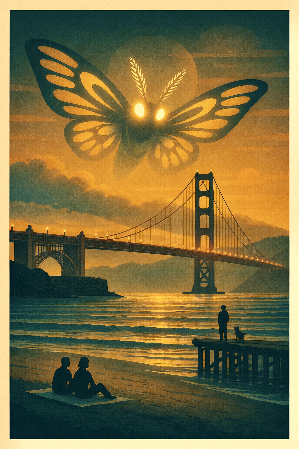 1/5 Kaiju Vantage SF &mdash; Lumenwing &mdash; Crissy Field (San Francisco)