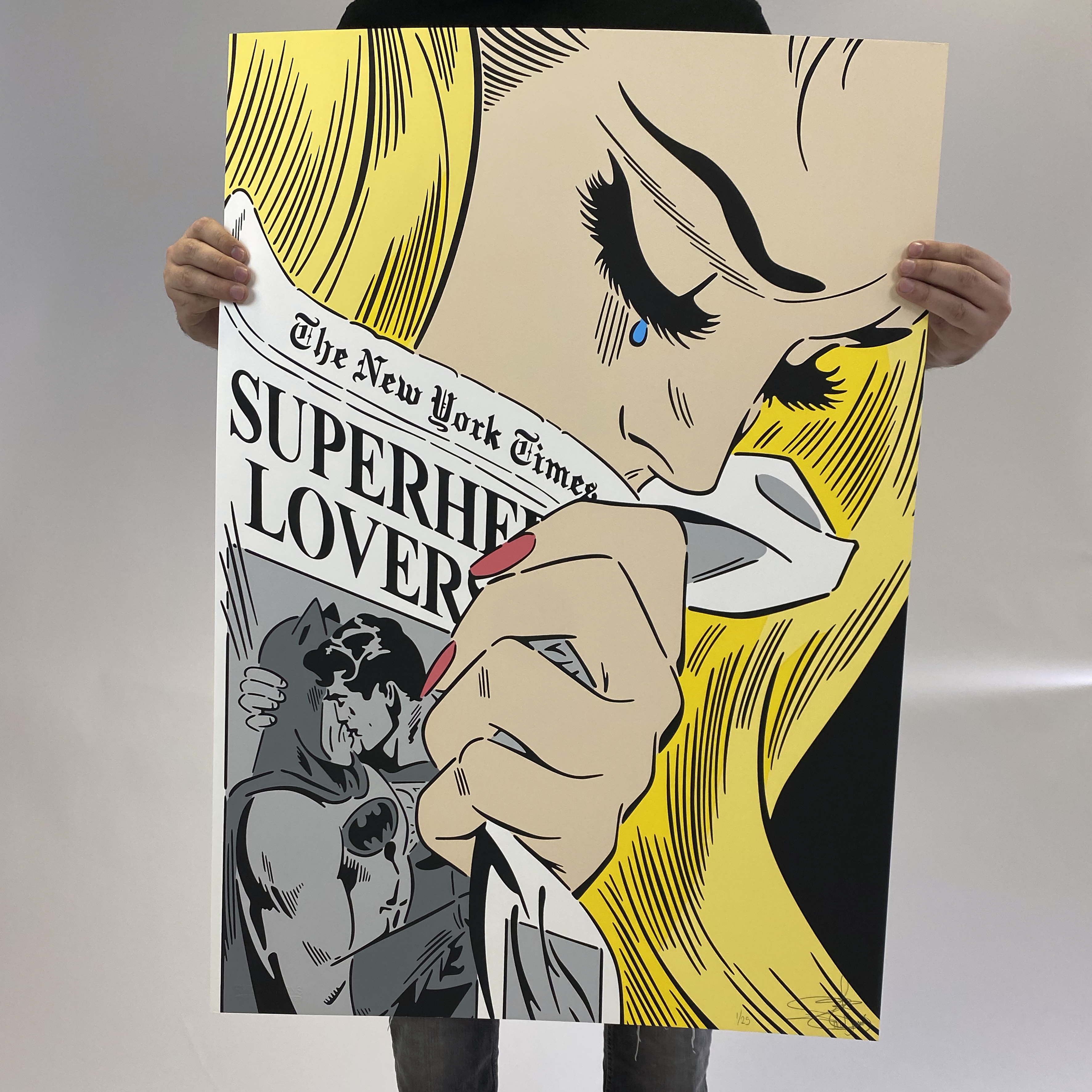 Blonde Hair New York Times A1 Silkscreen Artist Proof