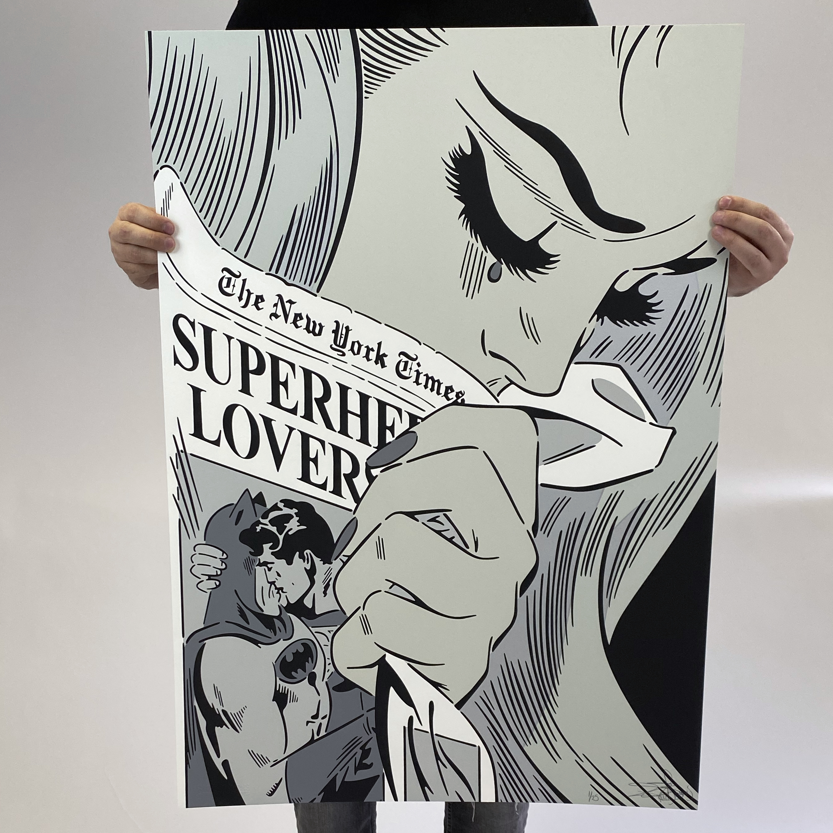 Monochrome New York Times A1 Silkscreen Artist Proof